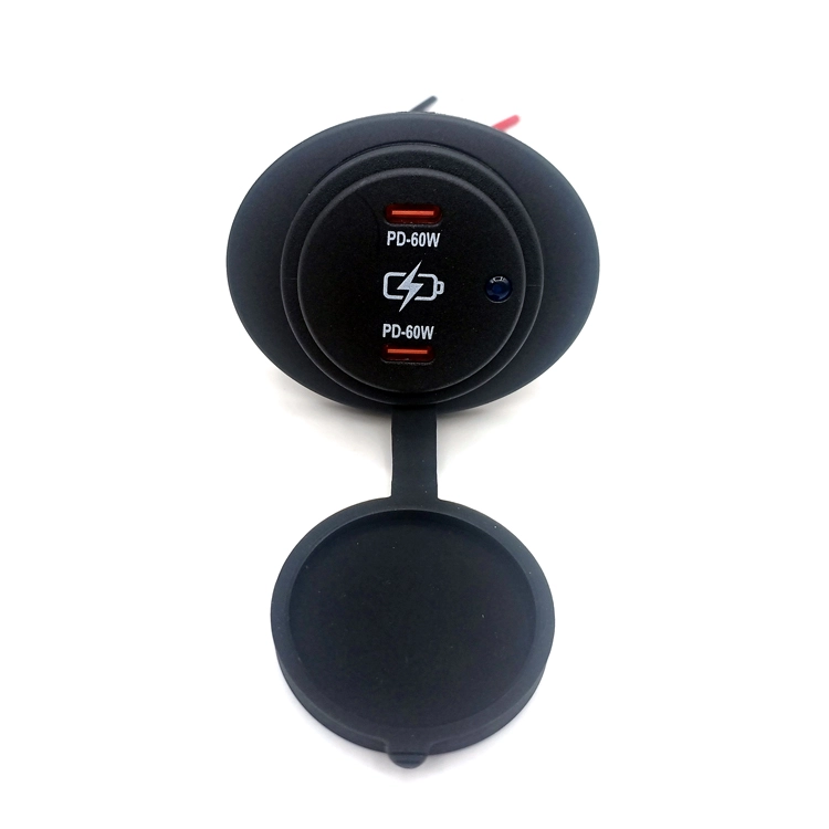 dual type C usb charger socket
