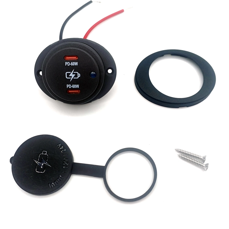 Type C USB Car Charger Socket Power Outlet - Image 4