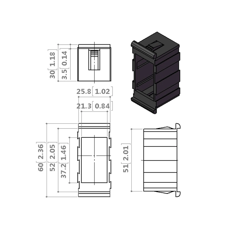 middle mount holder