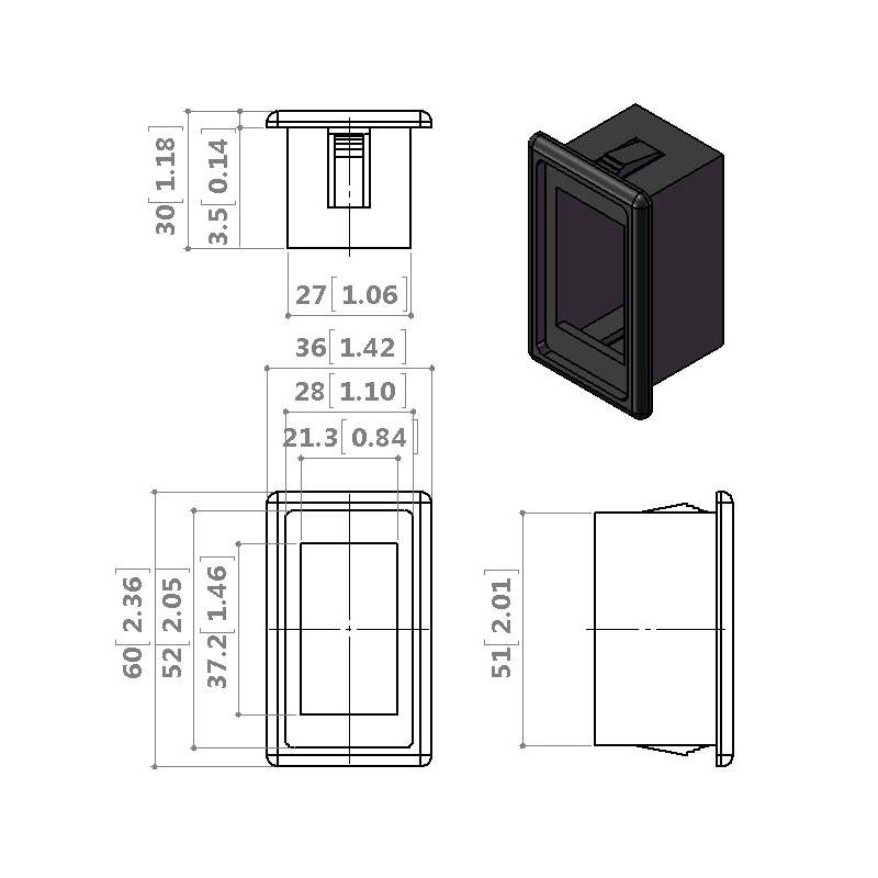 single mount panel